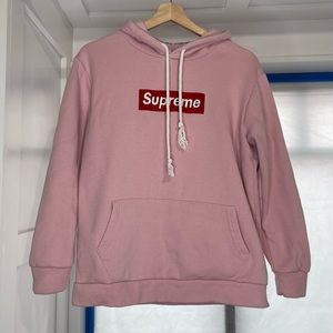 Light Pink Hoodie Supreme